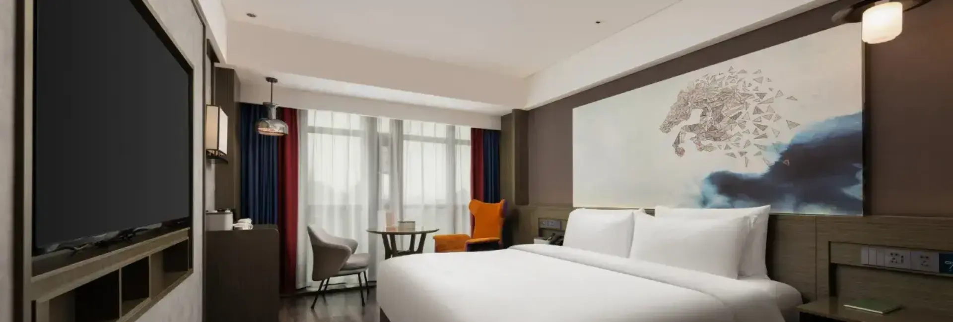 Executive-Zimmer mit Stadtblick und Queensize-Bett