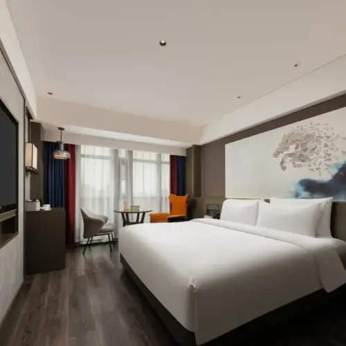 Executive-Zimmer mit Stadtblick und Queensize-Bett