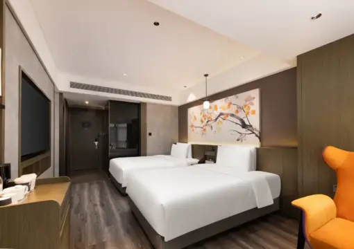 Executive-Zweibettzimmer mit Stadtblick