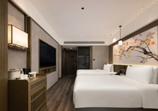 Executive-Zweibettzimmer mit Stadtblick