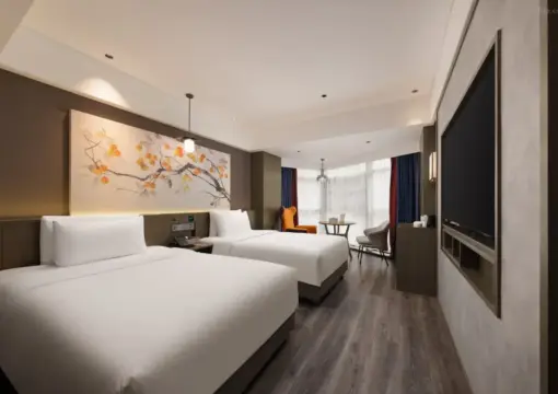 Executive-Zweibettzimmer mit Stadtblick