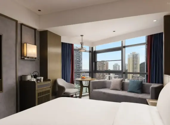 Premier Zimmer – Meerblick (Doppelbett)